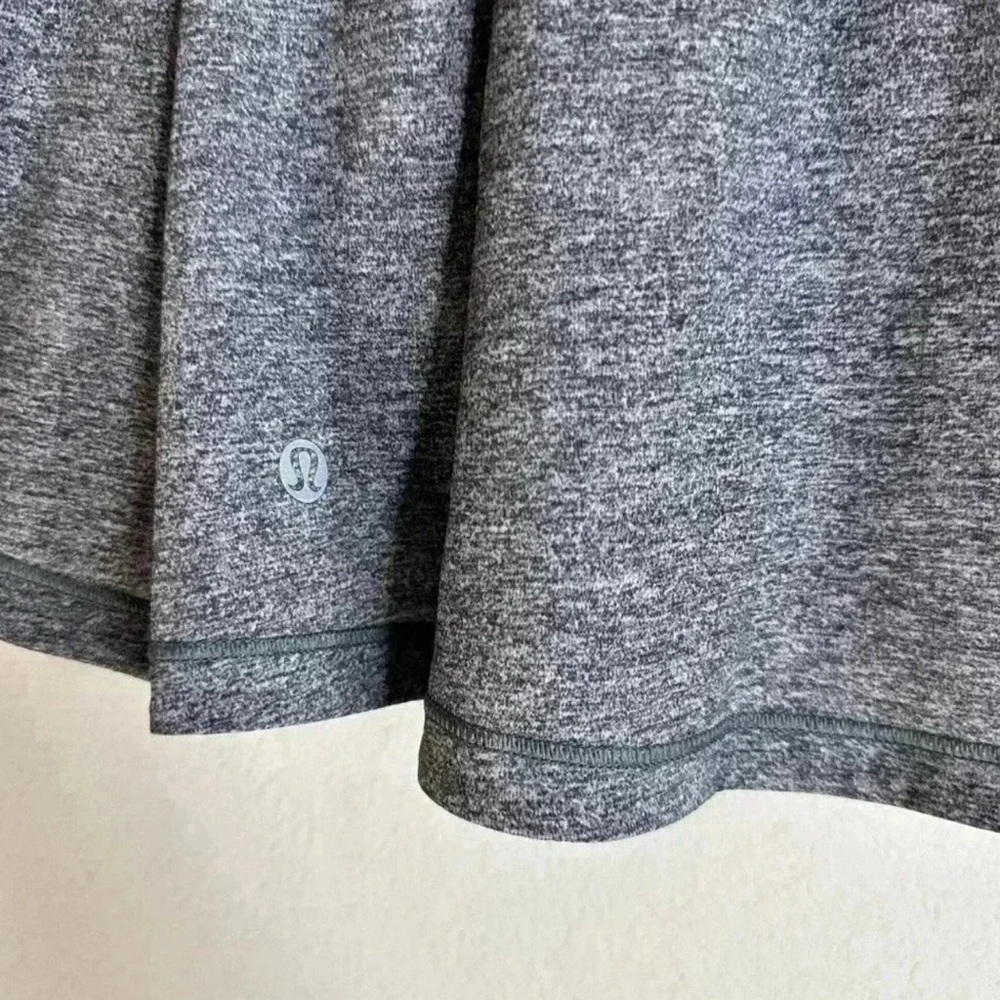 Lululemon Pace Rival Skirt (Regular) No Panels 13" Heather Lux W8A81R size 2 - Picture 5 of 7